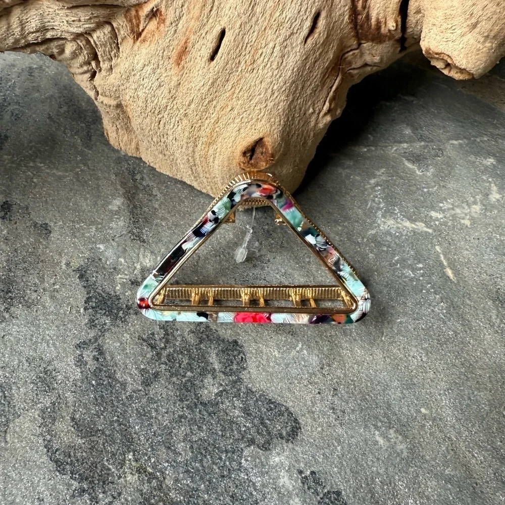 New🌟Anthropologie-Multicolor Triangle Hair Clip